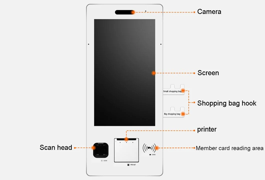 Floor Standing Vertical TV Touch Screen Kiosk 4K Indoor Advertising Screen HD LCD LED Digital Signage