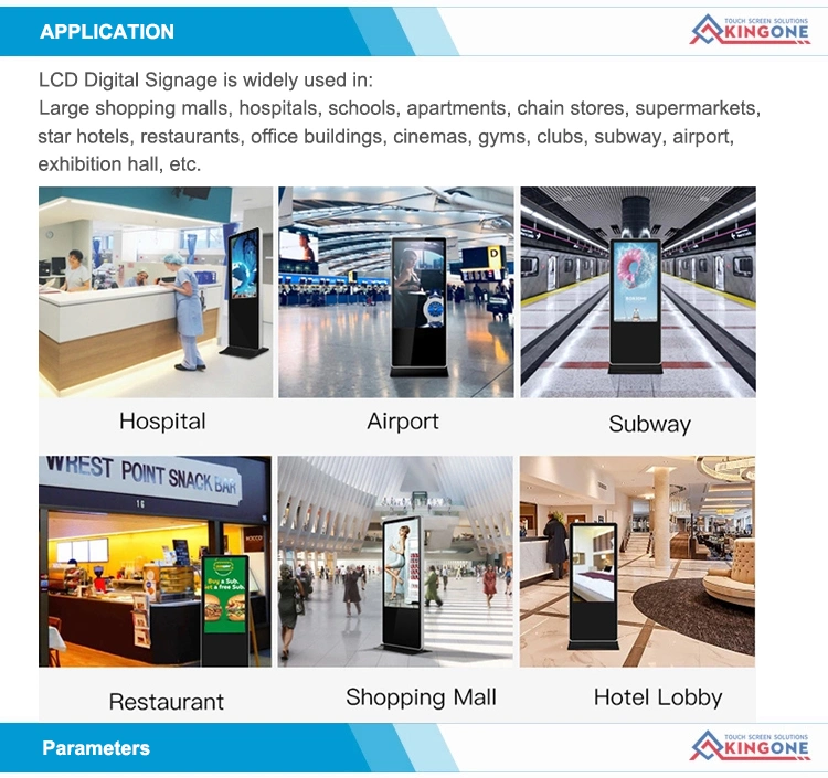 Interactive Motion Sensing 42 Inches 3D Virtual Dressing Digital Signage