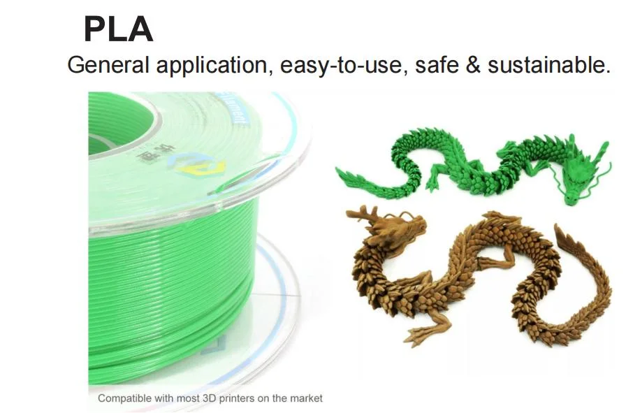 General Application High Quality 3D Printers PLA Filaments 3D Printing PLA Filaments Safe & Sustainable 3D PLA Blue 1.75mm 2.85mm Filament 1kg