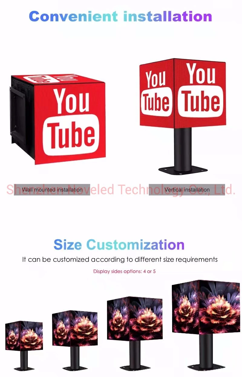 Magic Cube LED Display Full Color Video Panel LED Screen P2.5/P3 Indoor LED Signage