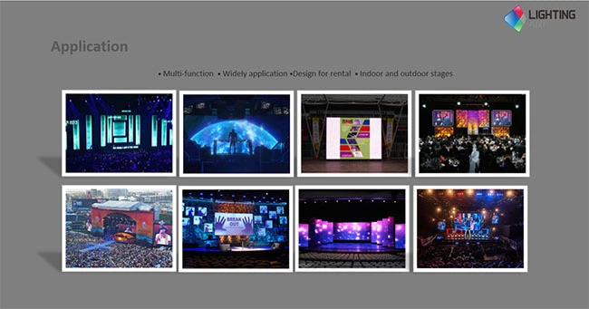 P3.9 Pixel 3.9mm Pitch Indoor Rental LED Display SMD2020 Die Casting Aluminum LED Screen